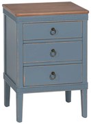 Kék éjjeliszekrény Shabby – Ixia