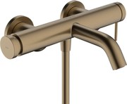 Hansgrohe Tecturis S, falra szerelhető karos kádcsaptelep, szálcsiszolt bronz, HAN-7342214