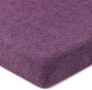 4Home frottír lepedő lila, 90 x 200 cm