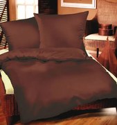 Ágyneműhuzat 160x200 Egyszínű Barna
