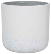 Pottery Pots Charlie ültetőgép, színe antik fehér, többféle méretben - PotteryPots méret: XS - 11,5 cm, ⌀ 12 cm