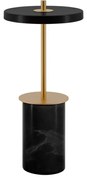 Fekete márvány LED dimmelhető asztali lámpa fém búrával (magasság 25,5 cm) Asteria Move Mini – UMAGE