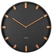Karlsson 5942BK design falióra 40 cm, fekete
