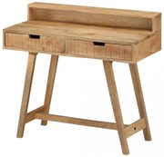 tömör nyers mangófa íróasztal 100 x 45 x 90 cm