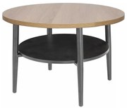 Ella II dohányzóasztal, tölgy / fekete