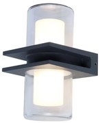 Lutec Tango 1929-gr kültéri falilámpa, 17W LED