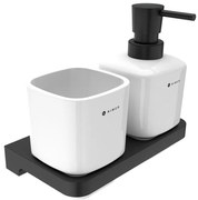 NIMCO MAC 2905831K-T-90-Fali szappanadagoló és fogkefe állvány MAYA 320 mm