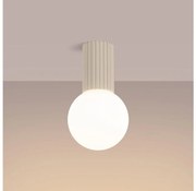 Sollux SL.1718 - Fürdőszobai mennyezeti lámpa HALO 1xG9/8W/230V IP44 krémes