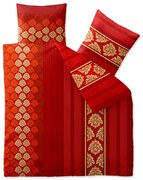 Renforcé pamut ágynemű NADIA piros Ágyneműhuzat mérete: 2 db 80 x 80 cm | 200 x 200 cm