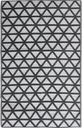 vidaXL kültéri szőnyeg ARAKIL fekete 140x200 cm PP