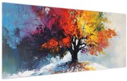 Kép - Színes fa (120x50 cm)