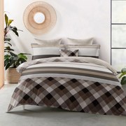 3 részes flanel ágyneműhuzat polipamut Aron 200x140cm+90x70cm