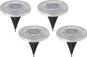 4 darabos készlet CLAVO napelemes LED lámpák 1xAAA 4000K IP44 300 mAh