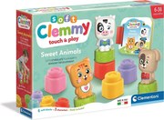 Állatos Clemmy puha játék szett Clementoni