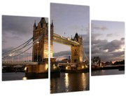 Kép - Tower Bridge éjszaka (90x60 cm)