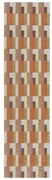 Narancssárga-natúr színű futószőnyeg 60x230 cm Riley Block Geo – Flair Rugs