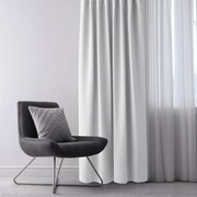 Restilo Blackout EYELETS függöny, fehér, 140 x 245 cm