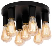 Spotlámpa FILO 7xE27/60W/230V fekete