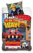 Sam a tűzoltó on the Way gyerek, ovis ágyneműhuzat 100x135 cm, 40x60 cm