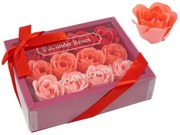 Szappanrózsa szett 4cm, 12 db/csomag