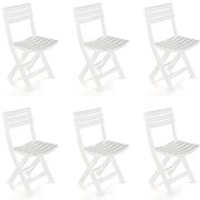 Simon összecsukható szék Fehér - 6db SX