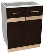 Salandra kétajtós alsó konyhaszekrény IC 60 Dark sonoma N