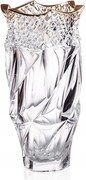 Kristály váza 30 cm Flamenco Pyramid&amp;Gold