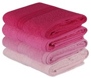 Kéztörlő Szett (4 db) Rainbow - Pink