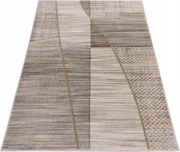 Szőnyeg 120x180 Bézs Modern Geometrikus Hálószoba Nappali Masszív