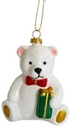 Klasszik karácsonyfadísz medve 10cm