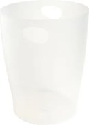 Papírkosár, 15 liter, PP, EXACOMPTA Office, matt fehér (EX45357D)