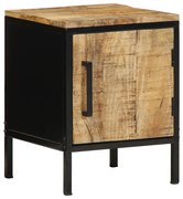 Éjjeli szekrény 30 x 30 x 40 cm Masszív fa durva mangóból