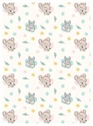 Disney Bambi coral fleece takaró 110x150cm