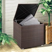 Casaria® Tárolódoboz 75x75x70 cm - barna