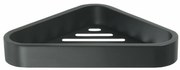 GEDY 328314 Smart sarok polc zuhanyzóba, 17 x 3 x17 cm, matt fekete
