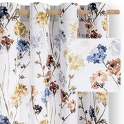 Fehér dimout (részleges sötétítő) függöny 135x250 cm Solkone – Restilo