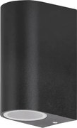 Rabalux kültéri fali lámpa gu10 2x35w fekete chile