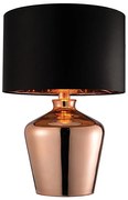 Endon 61149 - Asztali lámpa WALDORF 1xE27/10W/230V réz/fekete