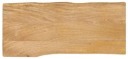 tömör mangófa természetes élű asztallap 90 x 40 x 2,5 cm