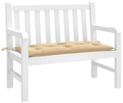 melange bézs szövet kerti padpárna 100 x 50 x 7 cm