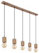 Globo 15655-5H - Csillár zsinóron ERNA 5xE27/60W/230V