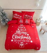 3 részes ágyneműhuzat Polycotton Karácsonyfák 200x140cm+90x70cm TiaHome