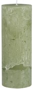 IB Laursen Tőmbgyertya RUSTIC GREEN TEA 18 cm zöld