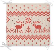 Merry Christmas karácsonyi pamutkeverék székpárna, 42 x 42 cm - Minimalist Cushion Covers