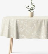 Goldea ovális teflonos terítő - indás növények 140 x 240 cm