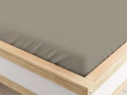 Rugalmas mikroszálas lepedő bézs 180 x 200 cm