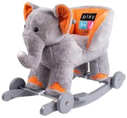 Hintajáték dallammal és kerekekkel PlayTo elefánt