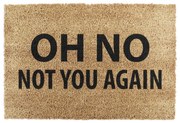 Kókuszrost lábtörlő 40x60 cm Not You Again – Artsy Doormats