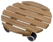 Fa gurulós virágállvány ø 29 cm (magasság 8 cm) Indoor – Esschert Design