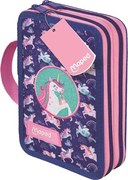 Tolltartó, töltött, 2 emeletes, cipzáras, MAPED, unikornis (IMA967402)